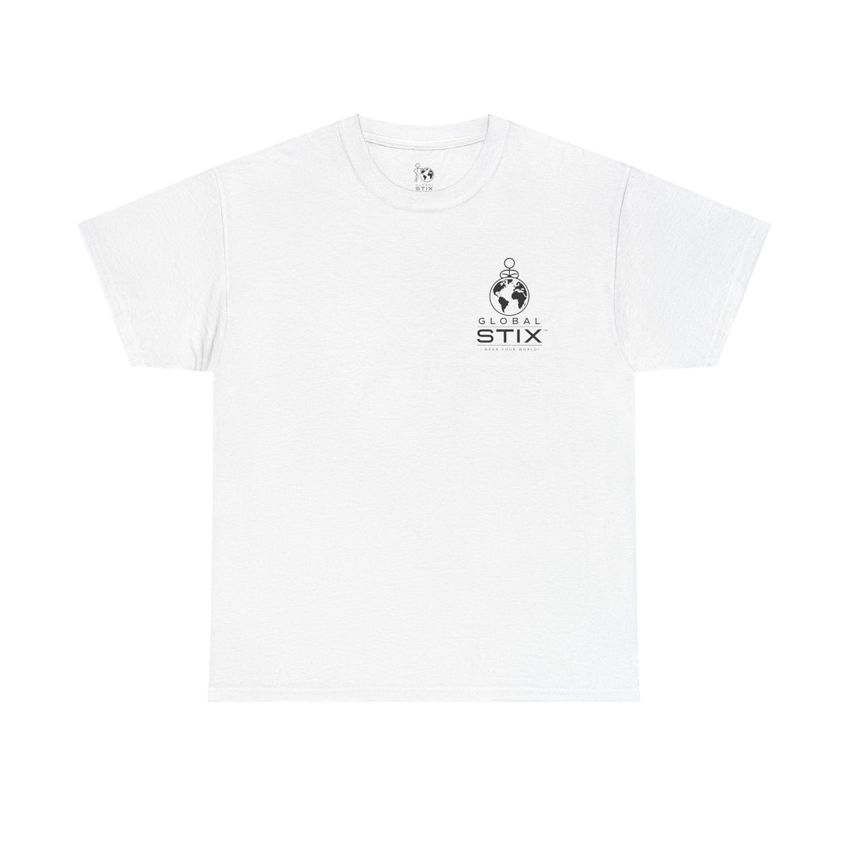 Global Stix T‑Shirt — World Logo Tee ("Wear Your World")