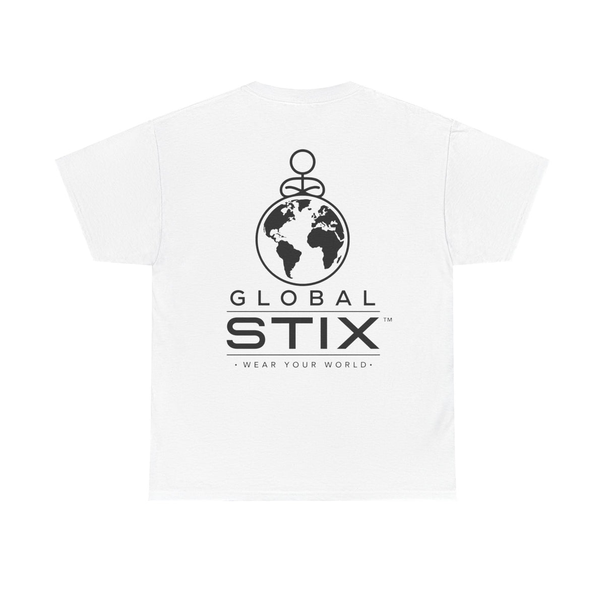Global Stix T‑Shirt — World Logo Tee ("Wear Your World")