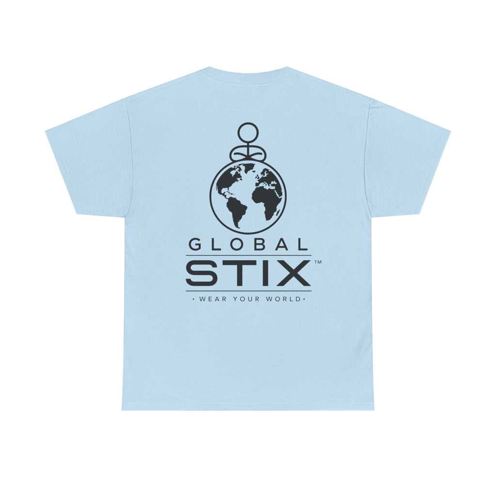 Global Stix T‑Shirt — World Logo Tee ("Wear Your World")