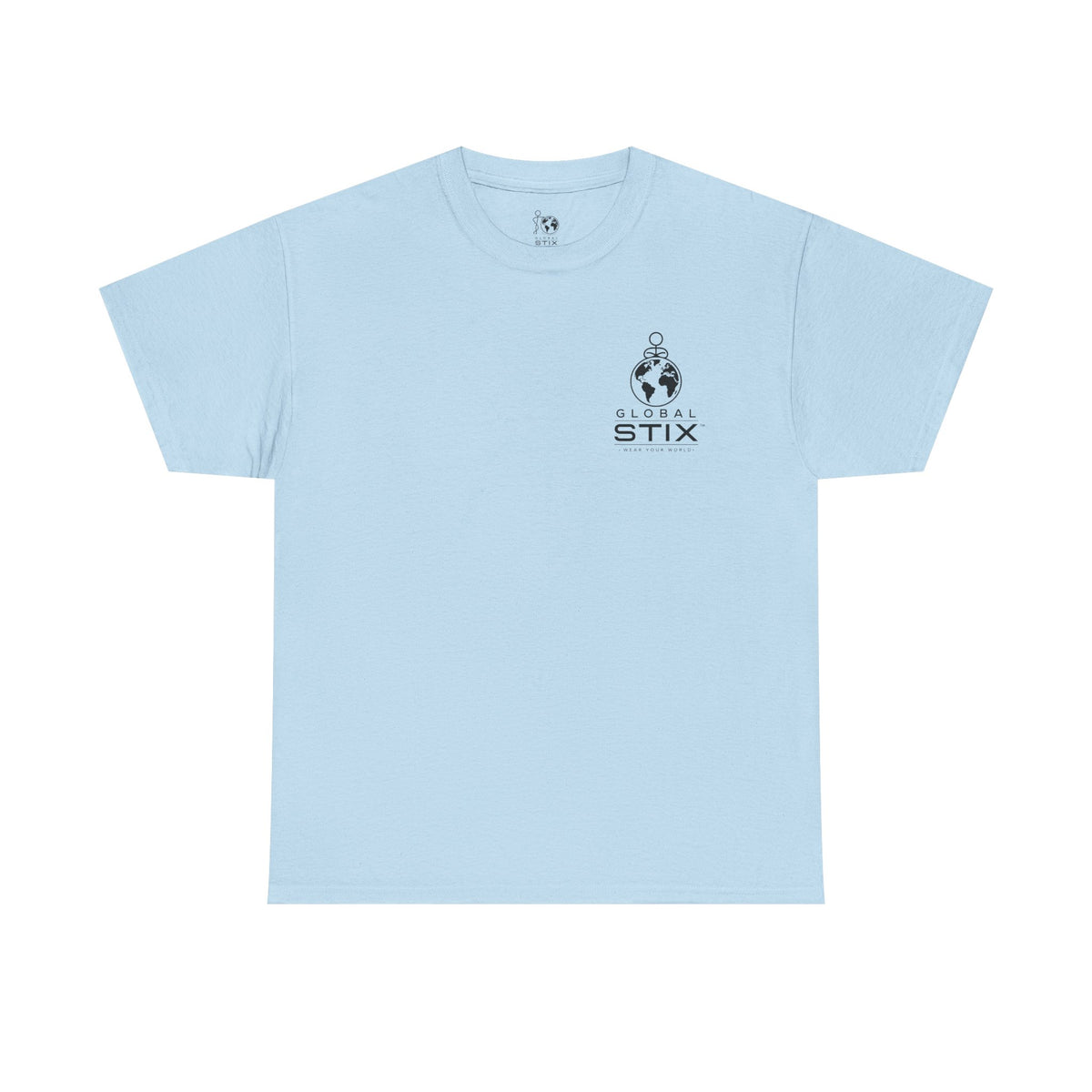 Global Stix T‑Shirt — World Logo Tee ("Wear Your World")