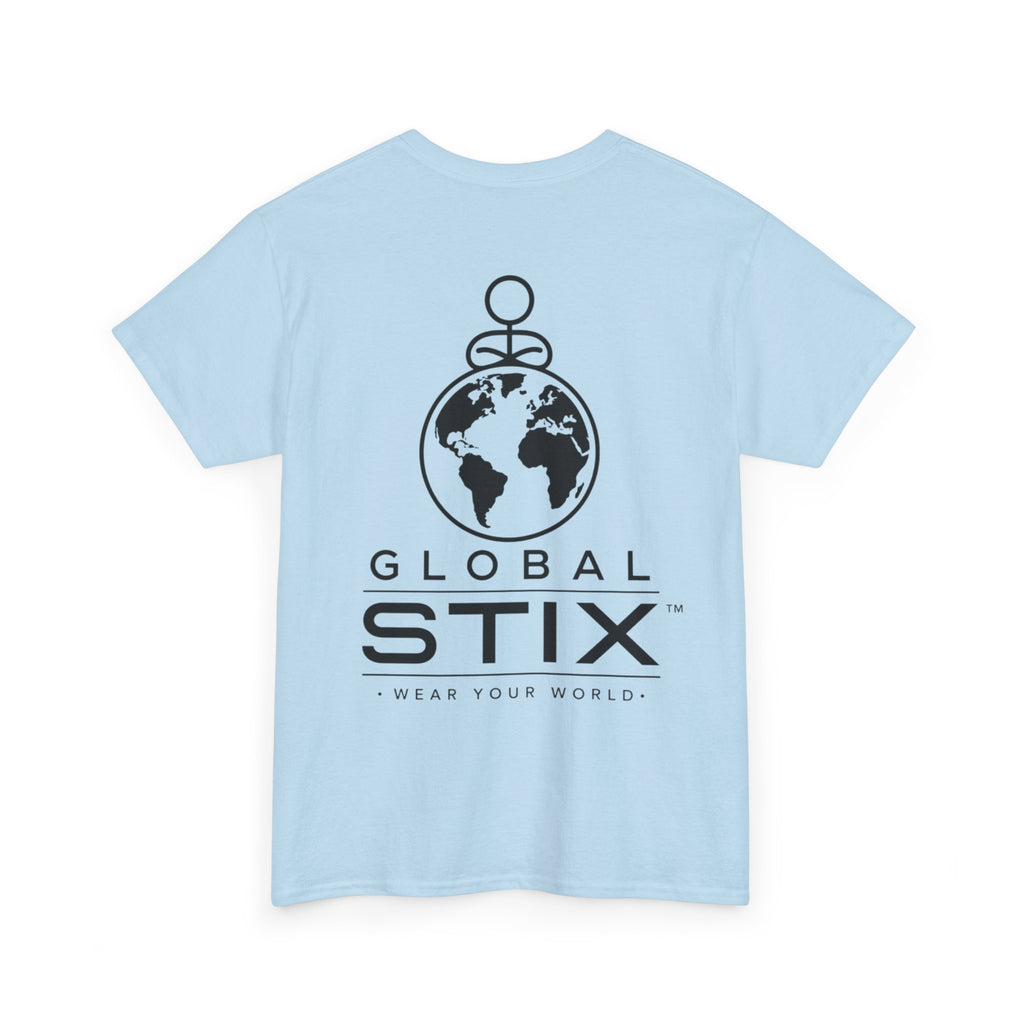 Global Stix T‑Shirt — World Logo Tee ("Wear Your World")