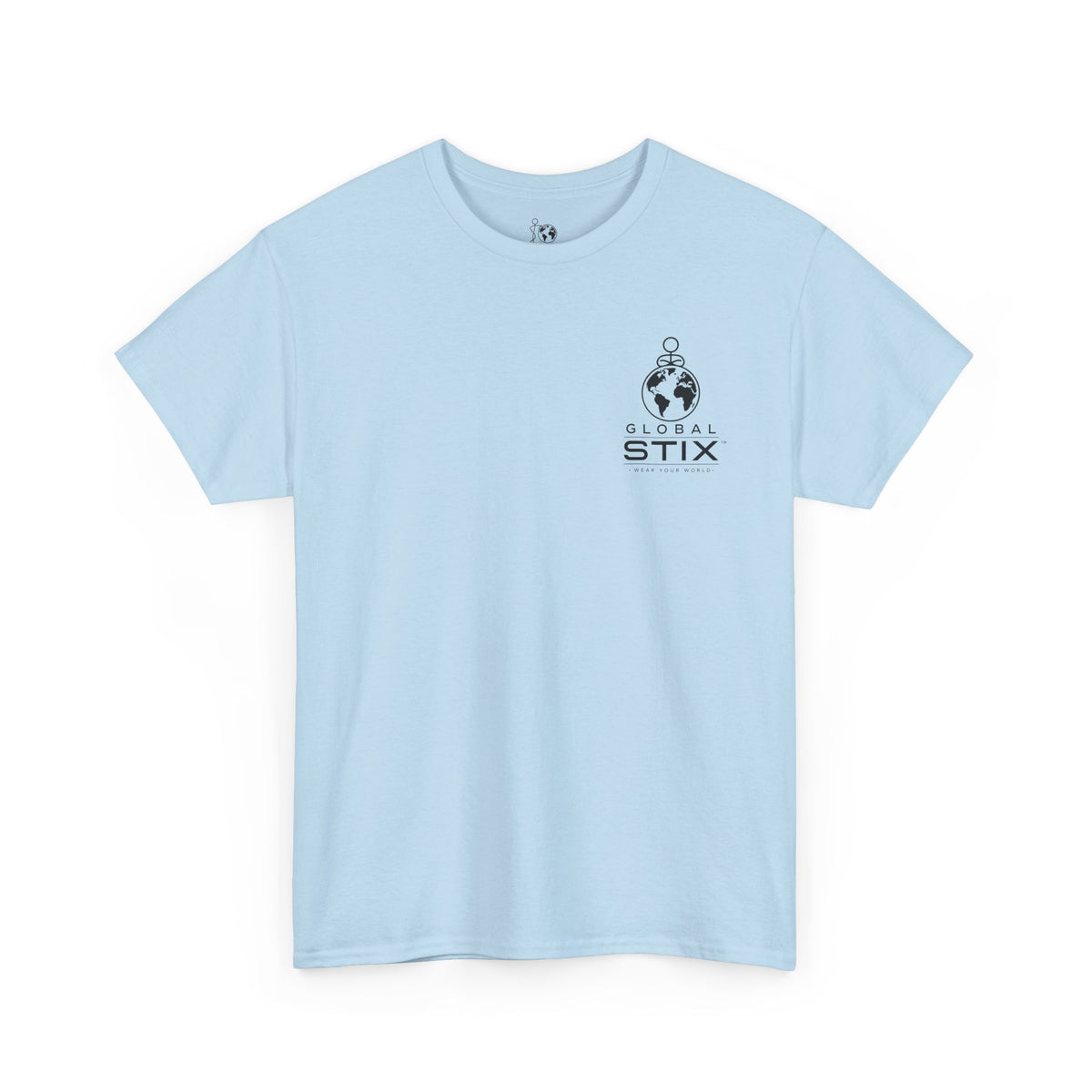 Global Stix T‑Shirt — World Logo Tee ("Wear Your World")