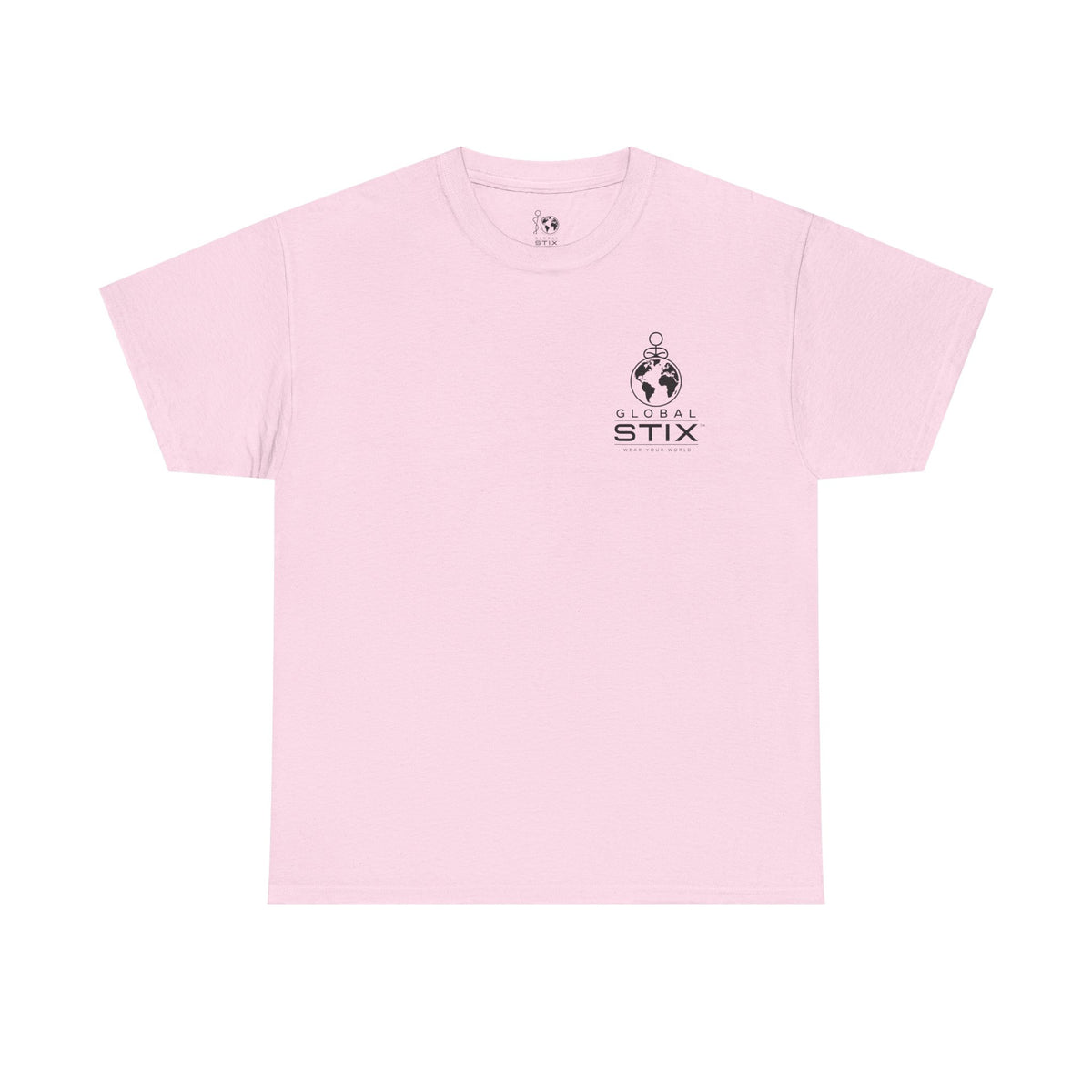 Global Stix T‑Shirt — World Logo Tee ("Wear Your World")