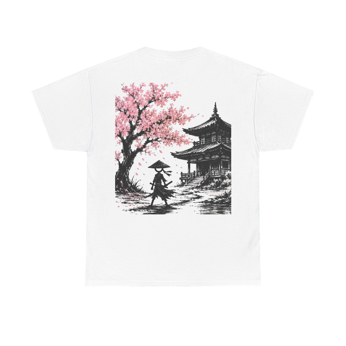 GLOBALSTIX- Samurai Cherry Blossom T-Shirt