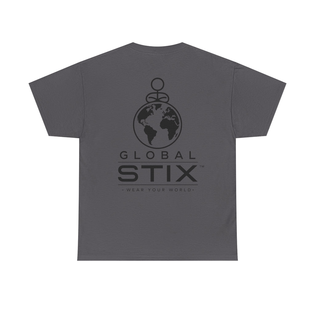 Global Stix T‑Shirt — World Logo Tee ("Wear Your World")