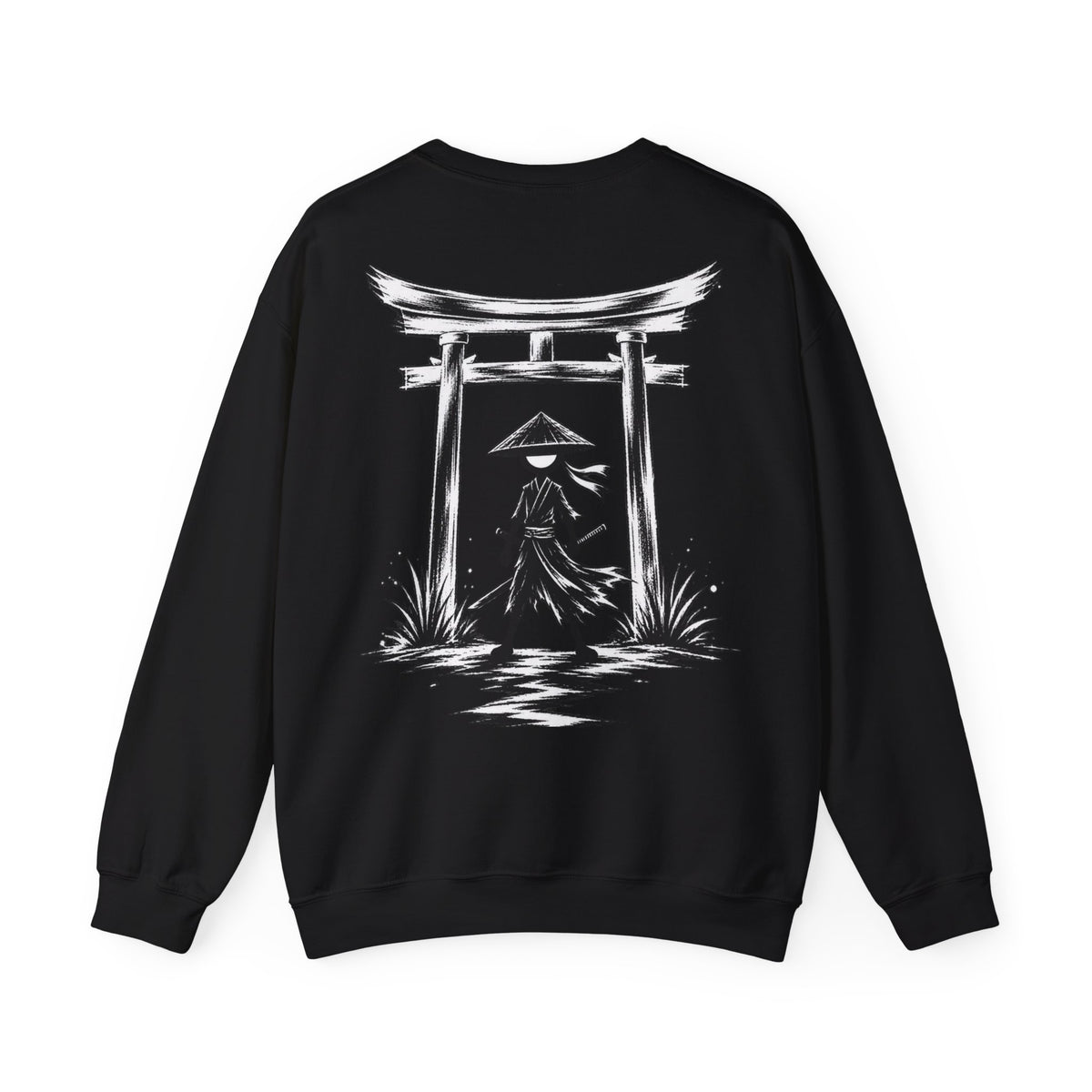 Samurai Torii Sweatshirt — Zen Japanese Graphic Crewneck