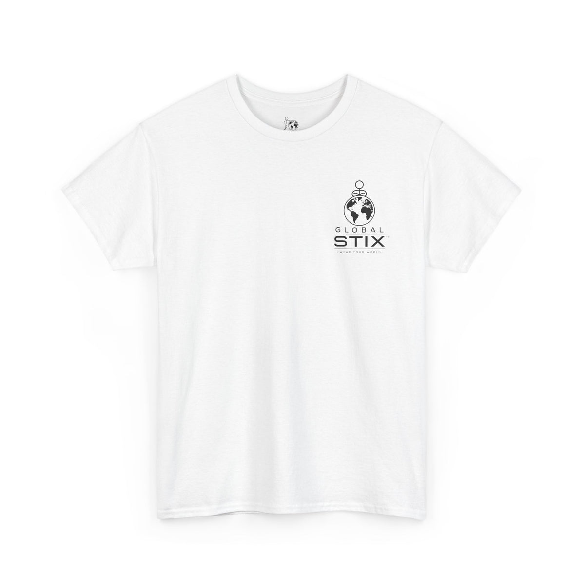 Global Stix T‑Shirt — World Logo Tee ("Wear Your World")